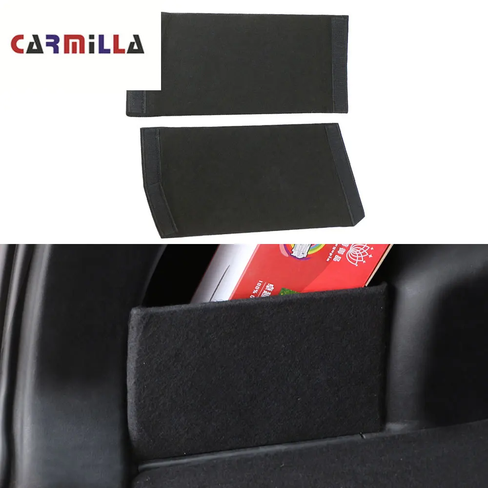 

Carmilla 2Pc/Set Car Storage Partitions on Sides Trunk Partition Tail Box Fit for Jeep Compass 2th 2017 - 2020 Accessories