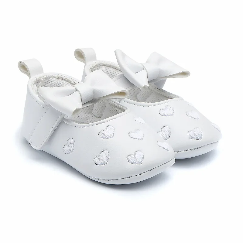 

New Baby Girls Shoes PU Leather Baby Girl Princess Shoes Baby Moccasins Shoes Bow Fringe Soft Soled Non-slip Footwear Crib Shoes