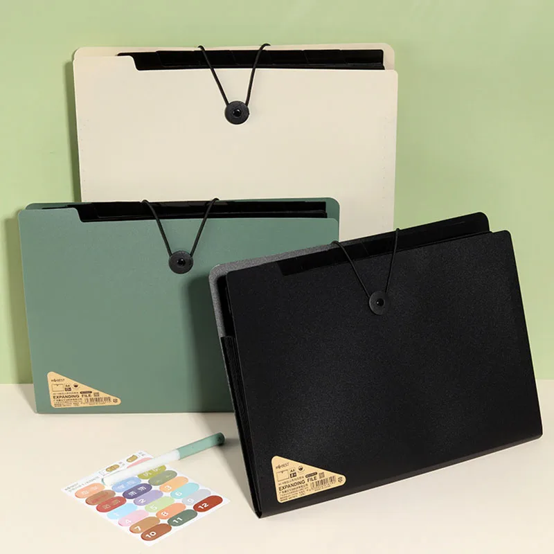 Расширяющаяся Папка Для Файлов С 9 Слотами Портативный Органайзер Документов