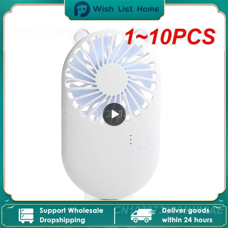 

1~10PCS Mini Portable Pocket Fan Cool Air Hand Held Travel Cooler Cooling Mini Fans Power By USB Charging Office Outdoor Home