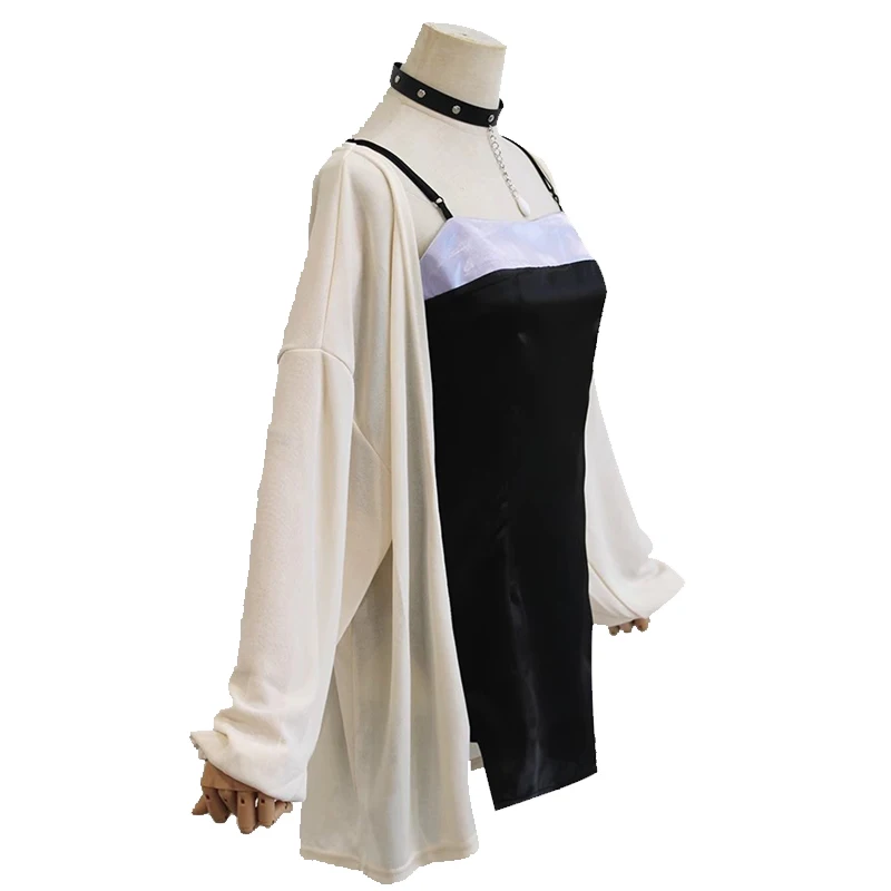 Платье Kayoko Onikata со свитером головной убор Аниме Синий архив косплей костюм