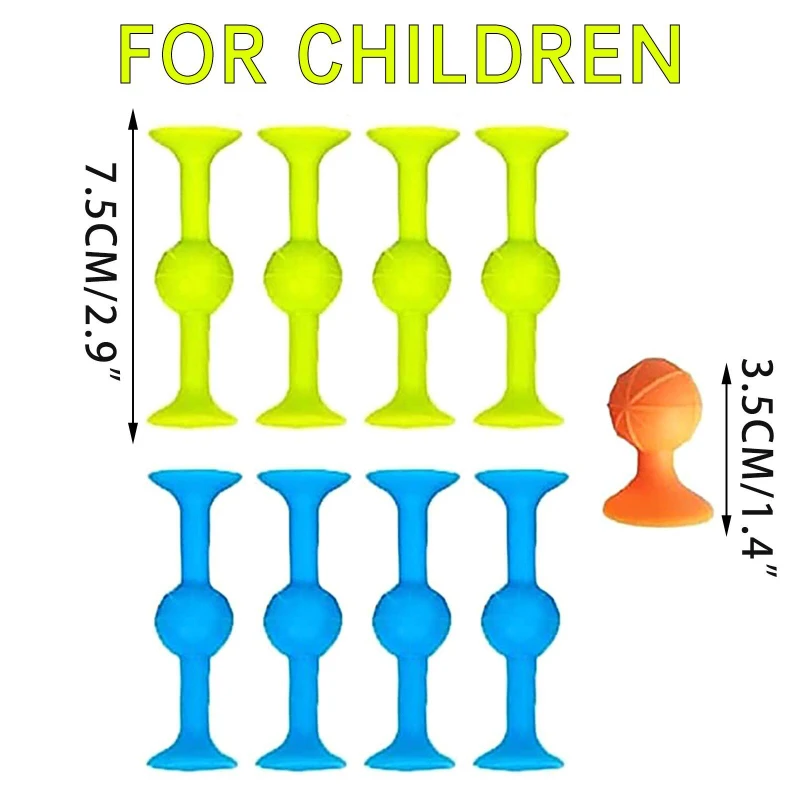 

Sucker Toys Silicone Target Marker and Darts Funny Toy Set Family Outdoor Competitive Games Rubber Family Interactive Toy