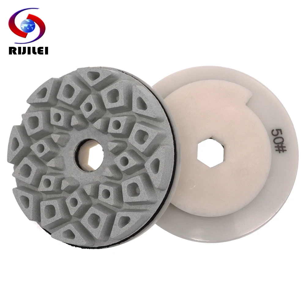 5-дюймовая Автоматическая полировальная накладка с алмазными краями и блокировкой улитки диаметром 125 мм для гранита, бетона, мрамора