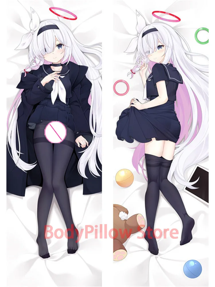 

Dakimakura Plana (Blue Archive) Japanese Anime 2WAY Hugging Body Sexy Otaku Pillowcase Cushion Cover