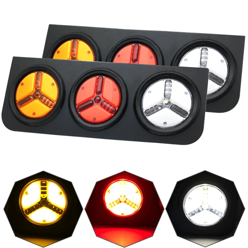 

Стоп светильник для прицепа, грузовика, фургона, лодки, автомобиля, 2 шт.