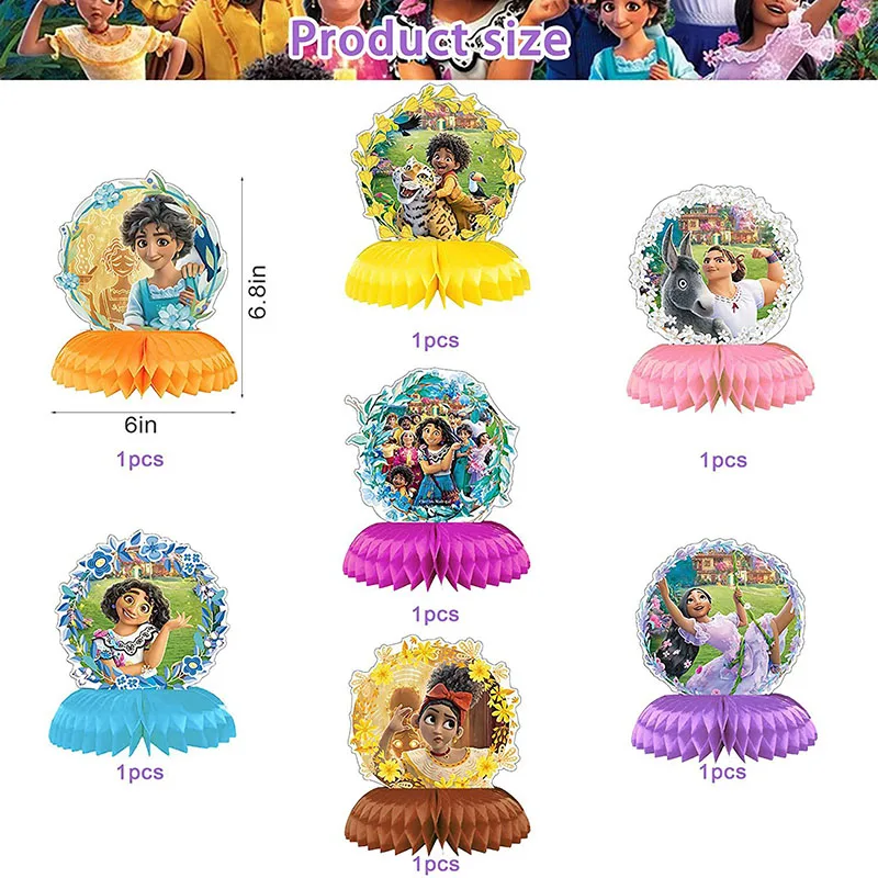 Одноразовая посуда в виде сот украшение для детского дня рождения |