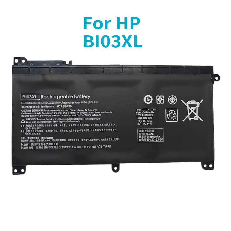 Аккумулятор 3615 мАч 11 55 в подходит для ноутбука HP BI03XL Pavilion X360 13-U114TU TPN-W118/Q183 детали и