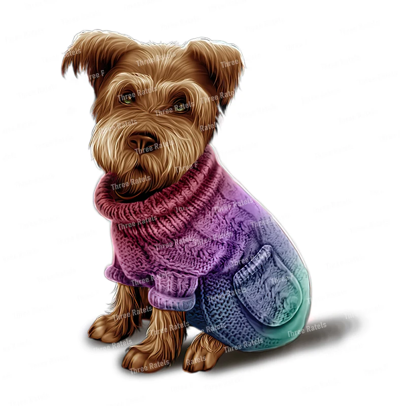 

Самоклеящаяся наклейка на стену Йоркширский терьер