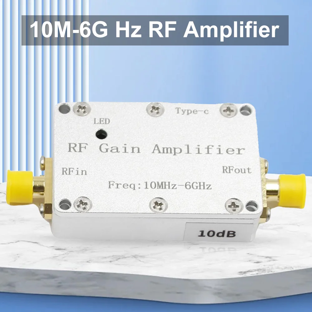 10 МГц-6 ГГц LNA усилитель высокой плоскостности с SMA RF приводом приемник сигнала