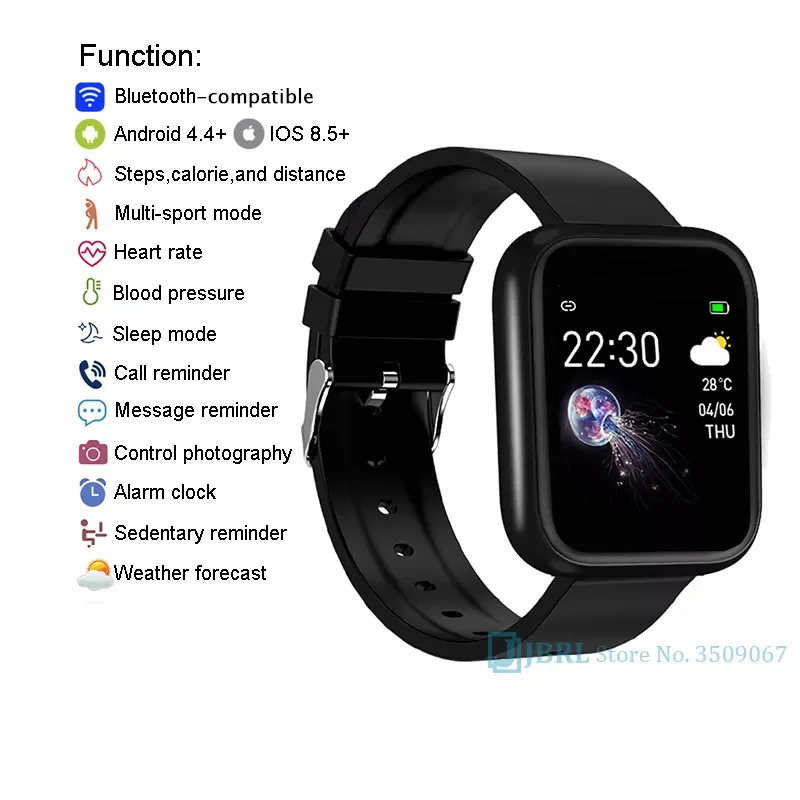 

2022 For Girls Boys Bluetooth-compatible Smart Clock Students Fitness Tracker Smart-watchTouch Smart Watch Children Kids Smartwa