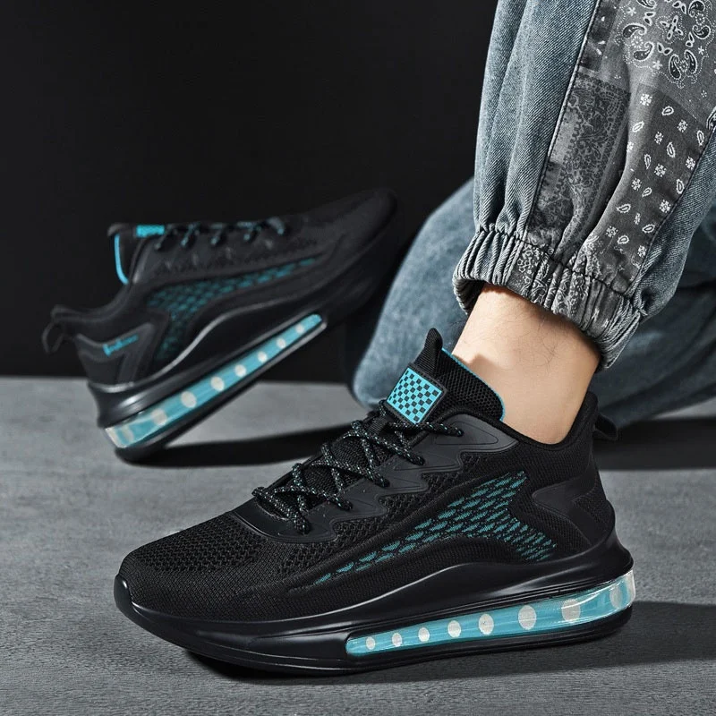 Мужская Прогулочная Обувь С Дышащей Сеткой 2024 Модные Легкие Повседневные