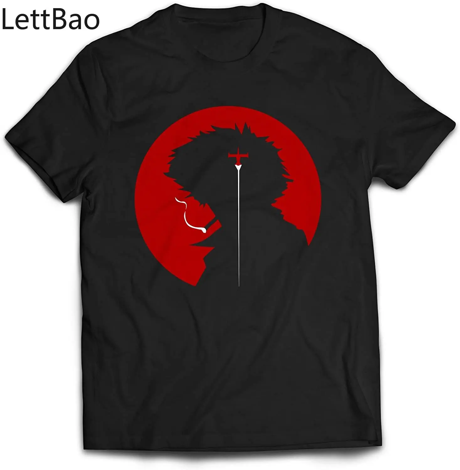 

Cowboy Bebop Spike Spiegel Space Shirt Cotton Soft Tops Short Sleeves Summer Men T-Shirt Loose Casual Streetwear Unisex T-Shirt