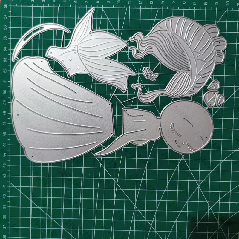 Принцесса в платье без бретелек металлический штамп для DIY скрапбукинг поделки