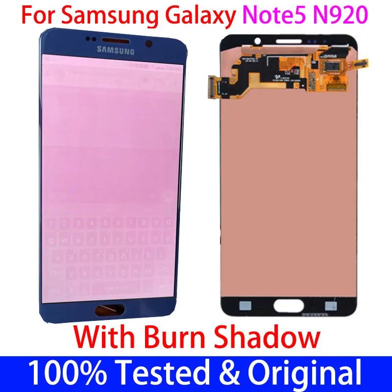 ЖК-дисплей Super AMOLED для Samsung Galaxy Note 5 7 дюйма N920F N920A N920T N920V |