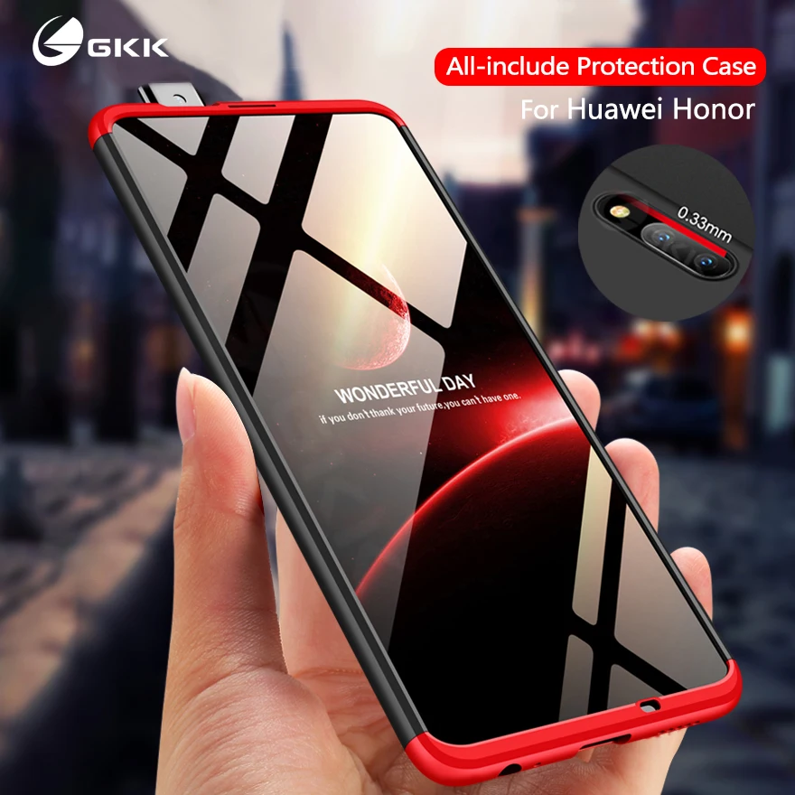 

GKK 360 degree Protection Hard Case for Huawei honor 9X 8X P Smart Z Y9s Prime 2019 9 10 P30 P40 Lite Nova 5T 6 7i SE Cover Case