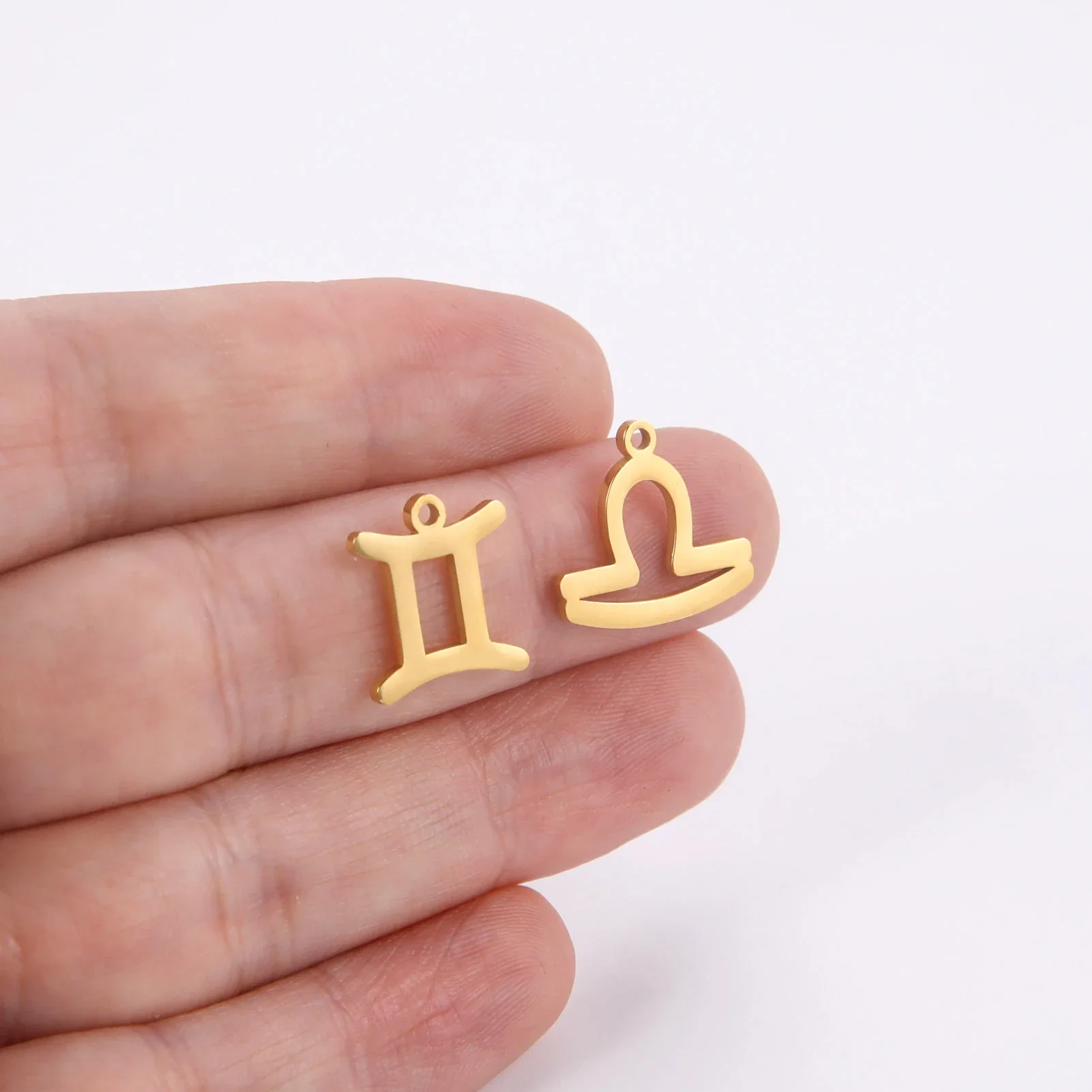 12 шт./партия Зодиакальные брелоки из нержавеющей стали гороскоп астрологический