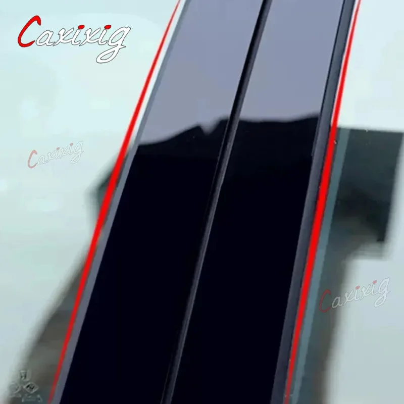 

8 шт. для Toyota Camry 2018, 2019, 2020, 2021, 2022, оконная стойка, дверная отделка, наклейки на крышку, аксессуары