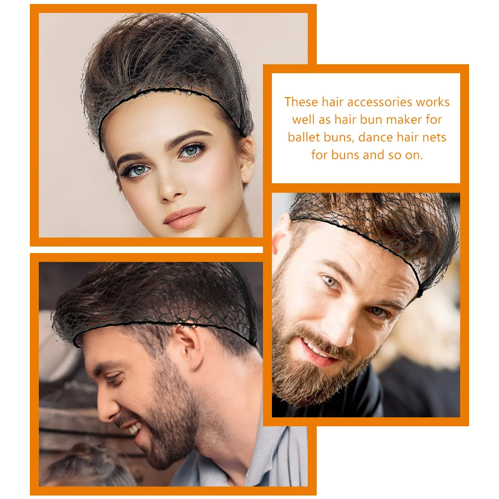 60 шт. пучок для волос аксессуары девочек эластичная сетка балетный чехол