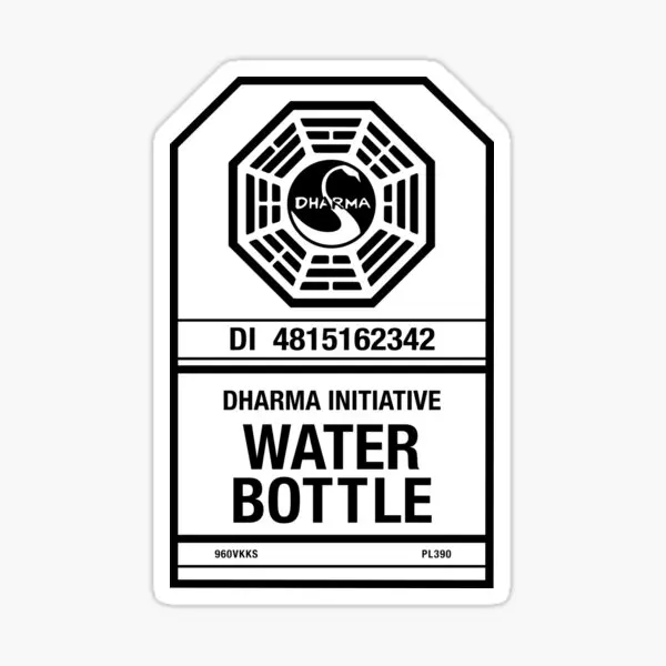 

Бутылочка для воды Dharma 5 шт. наклеек для ноутбука бутылки для воды художественное окно смешной фон детский бампер багаж декор домашняя Милая...