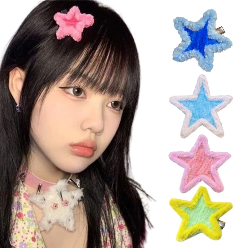 Ful  Shape Hairpin Plush Hair Clip For Unique Design Hairpins For Teenagers
