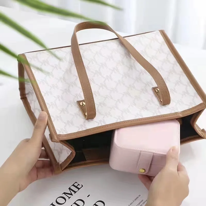 Wholesale Fashion Exquisite Jewelry Box Multilayer Portable Travel Mirror Jewelry Box Earrings Packaging Jewelry Storage Boxes