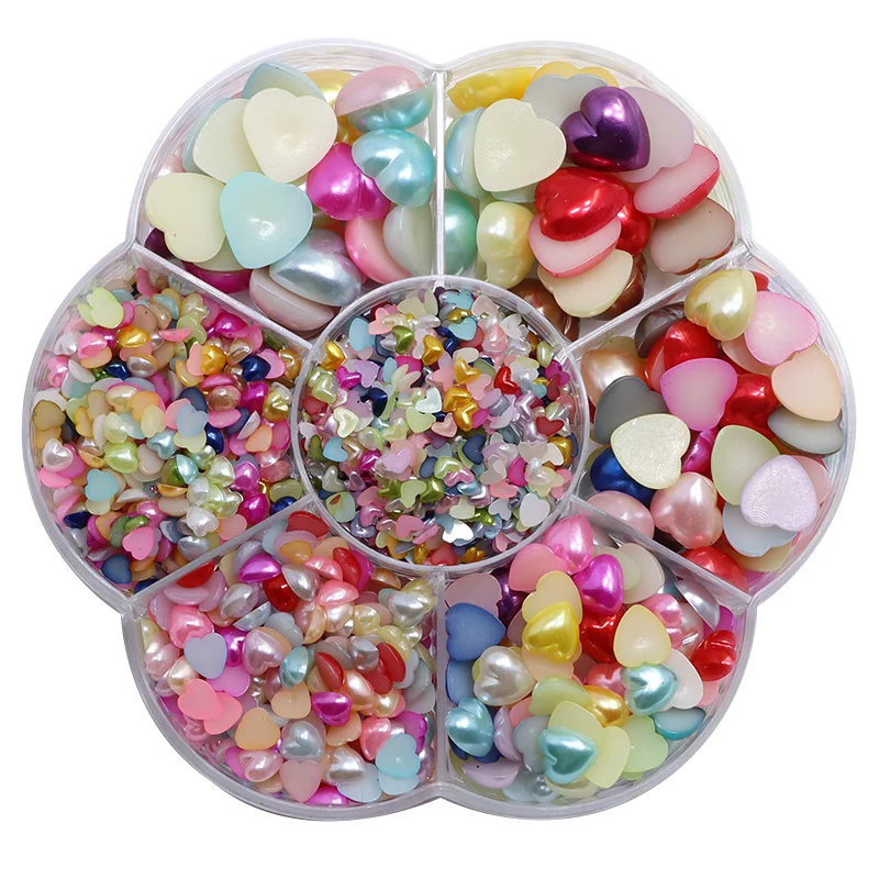 Искусственные жемчужные бусины из АБС-пластика 3000 шт. (3-12 мм) |