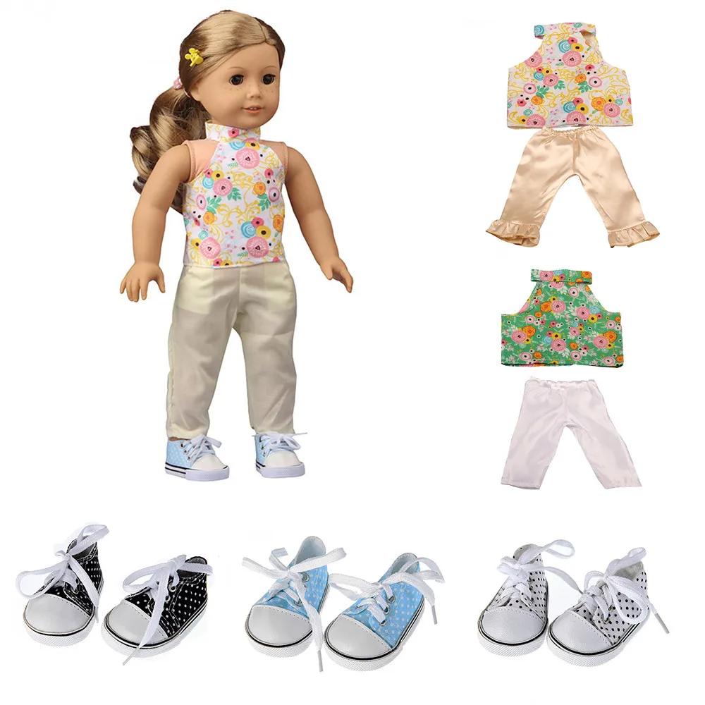 

Doll Clothes New Arrivals Doll Baby Shoes For 18 Inch American&Born Baby 43cm Items Doll Girls Toy Russia Doll Dress Accessori