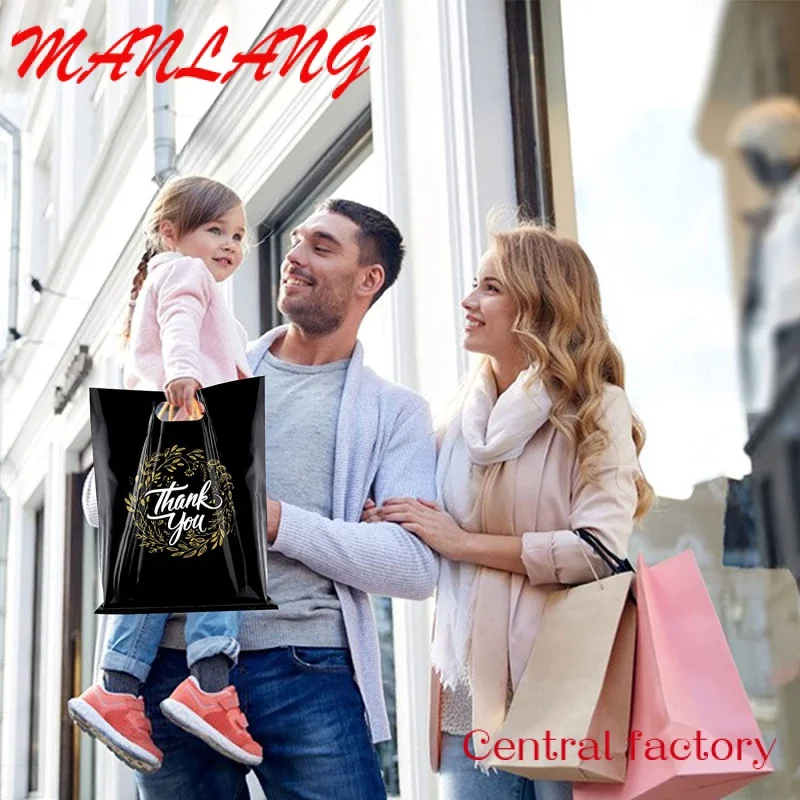 Пользовательский дизайн логотипа LDPE/HDPE ручная сумка поли пластиковые сумки для