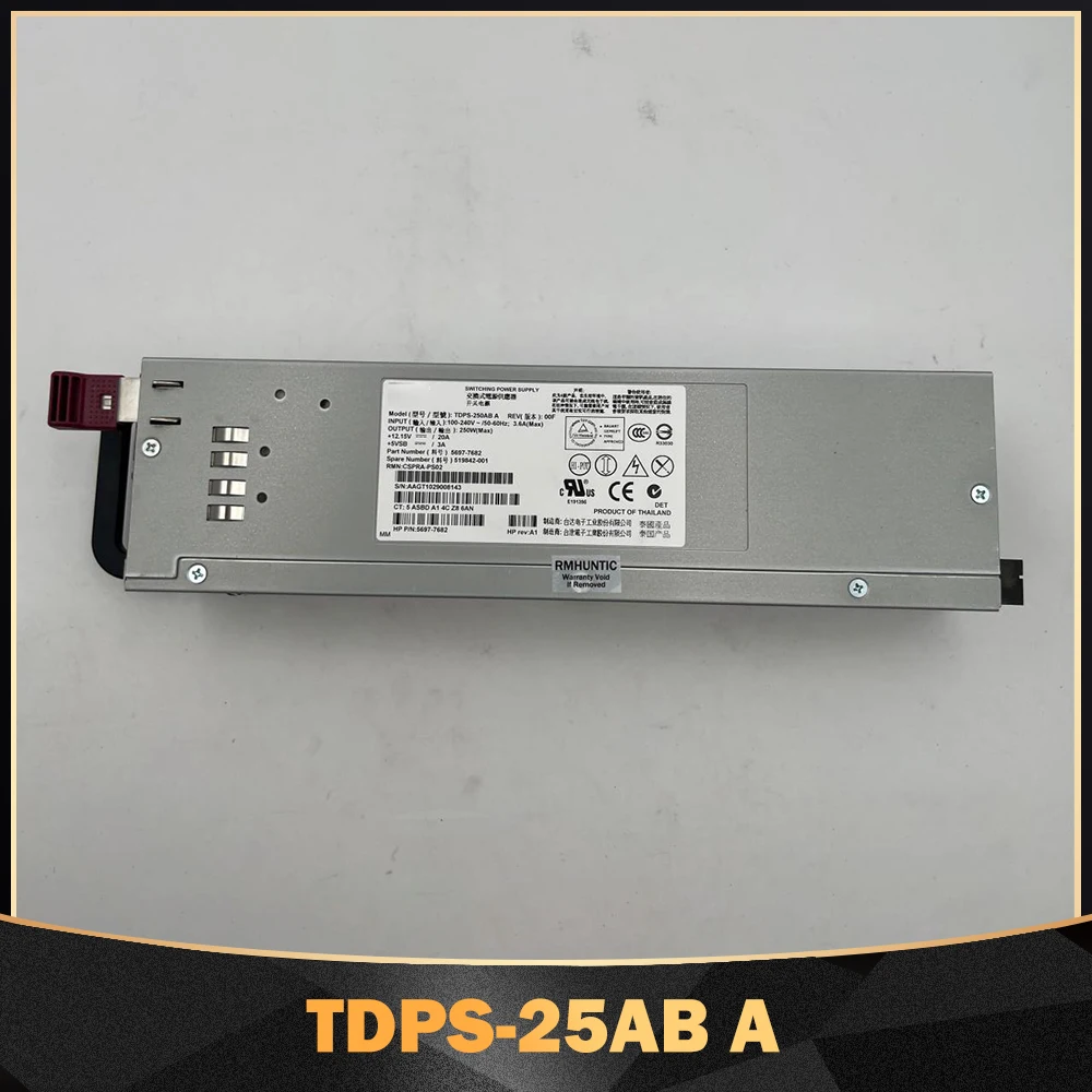 5697-7682 519842-001 250 Вт для HP P6500 EVA4400 P6000, серверный блок питания