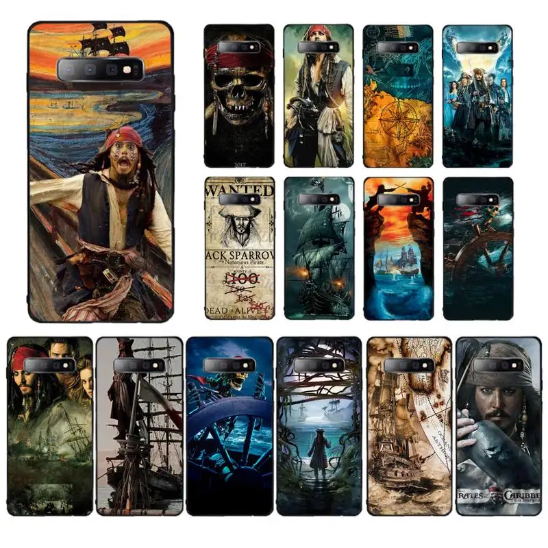 

Disney Pirates of the Caribbean Phone Case for Samsung S10 21 20 9 8 plus lite S20 UlTRA 7edge