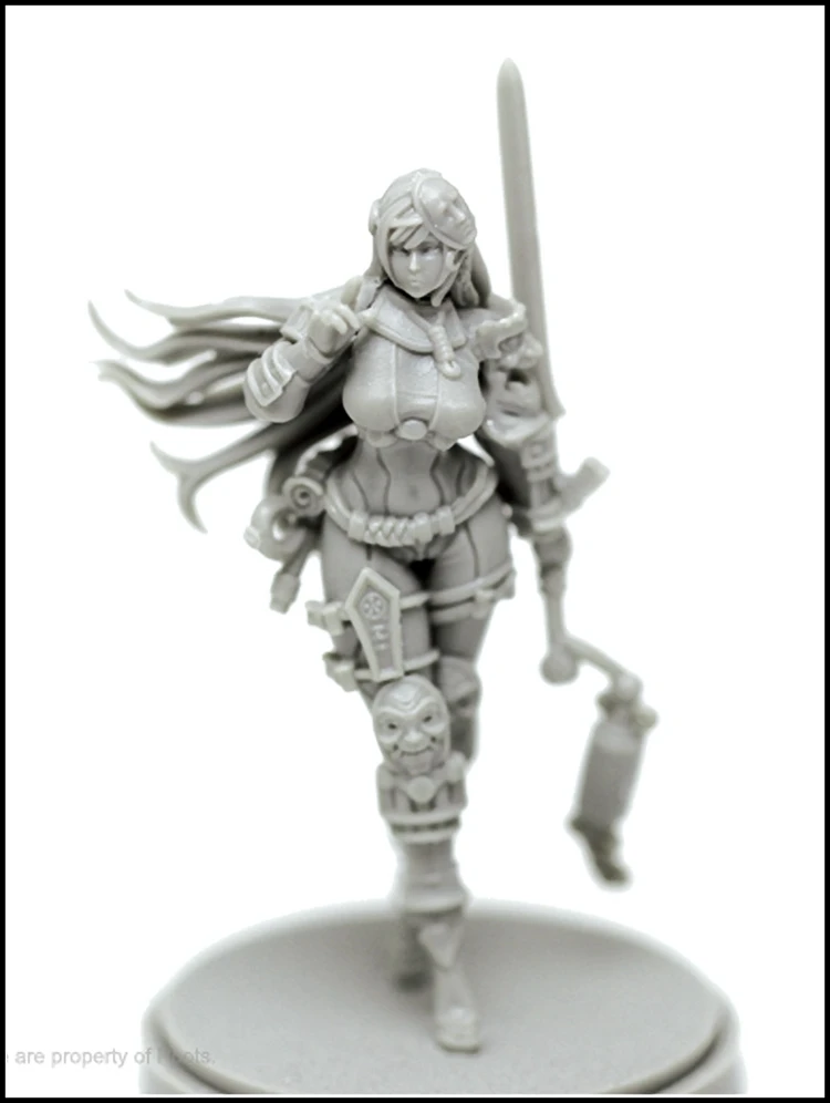 Специальное предложение литой под давлением смолы модель KD 44 черный ниндзя пять смол белая модель бесплатная доставка