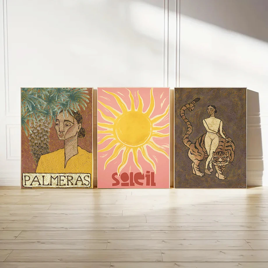 Настенный абстрактный постер с абстрактным принтом размеры в ассортименте