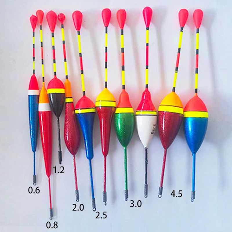 1/5/10 шт. набор рекламных поплавков для рыбалки разные размеры цвет пенопластовый