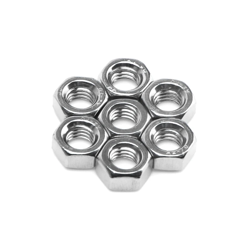 

10/50 шт. M2 M2 M2 M2, 5 _ 304 резьба из нержавеющей стали, шестигранные гайки, винтовые болты