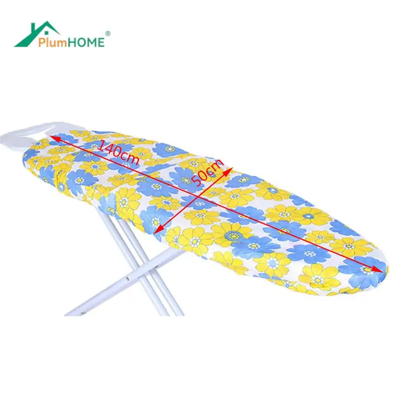

140*50cm Ironing Board Cover Flower Print Fabric Protective Press Iron Folding Ultra Thick Heat Retaining Felt For Home Clothes