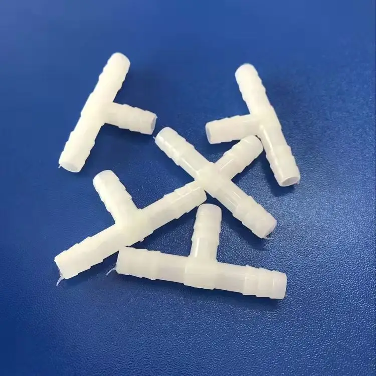 

10pcs 8mm Aquarium Plastic Connectors Tee Straight T-shaped 3 Way Connector for Water Air Pump Fish Tank Accessory