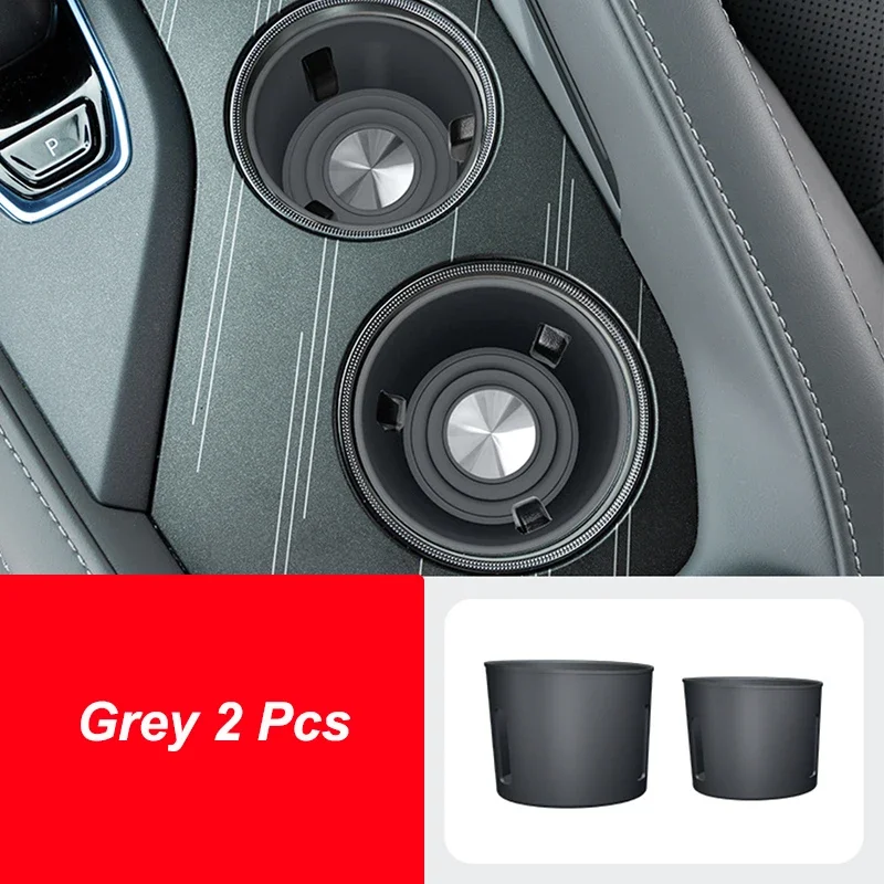 

Для Zeekr 001 2024, силиконовая защитная накладка для чашки воды с центральным управлением, аксессуары для интерьера