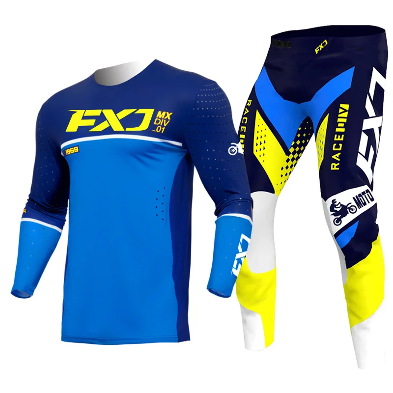 Трикотажные штаны для мотокросса мужчин и женщин комплект одежды езды по