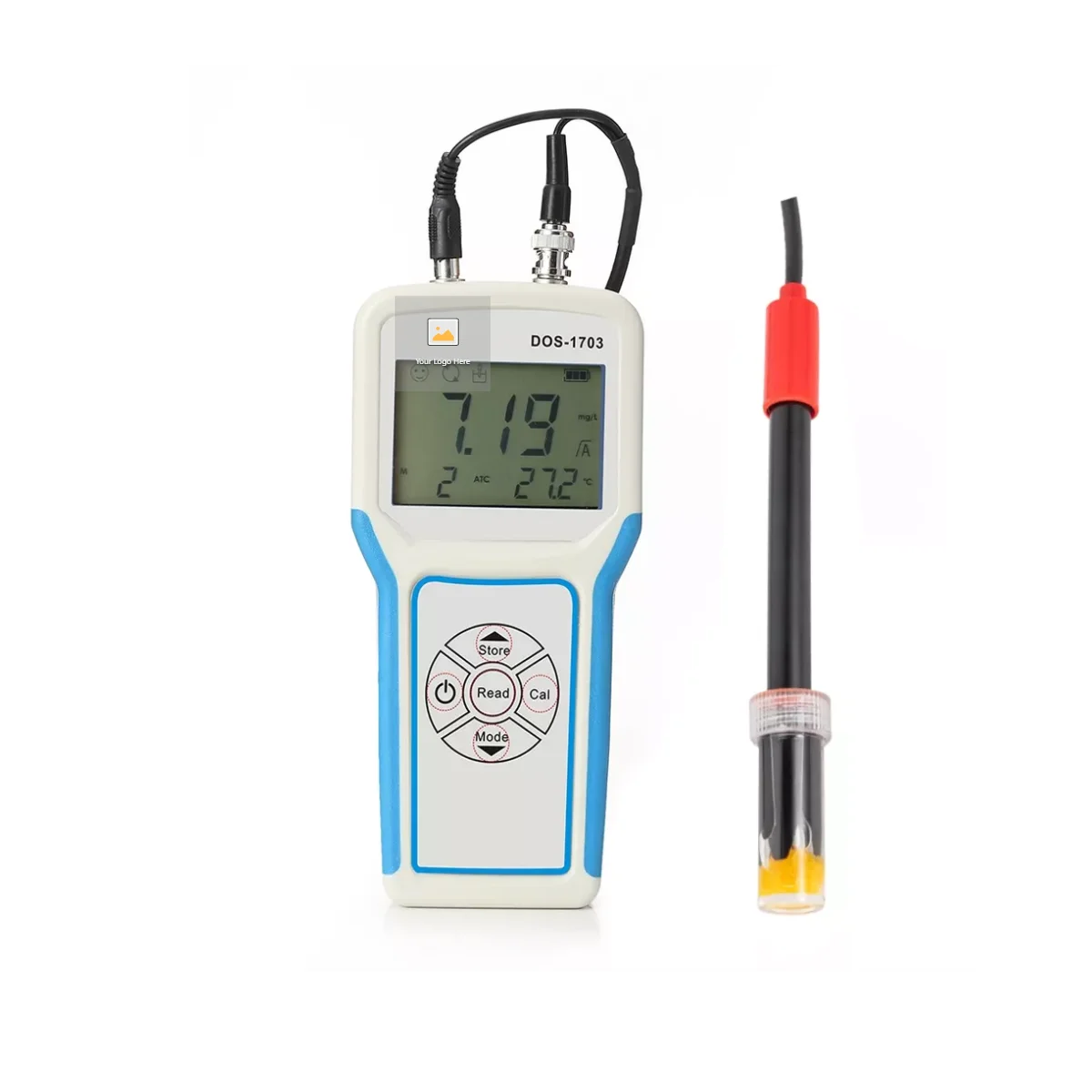 

Portable dissolved oxygen meter DO electrode oxygen analyzer water analysis instrument