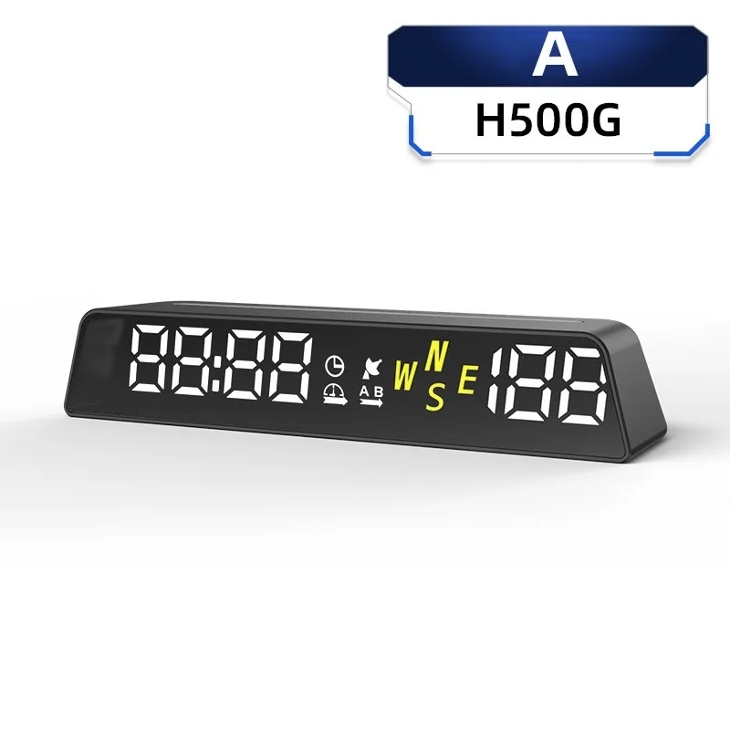 

GPS-дисплей H500G с высоким разрешением, спидометр, измеритель высоты автомобиля, GPS Beidou, USB-источник питания