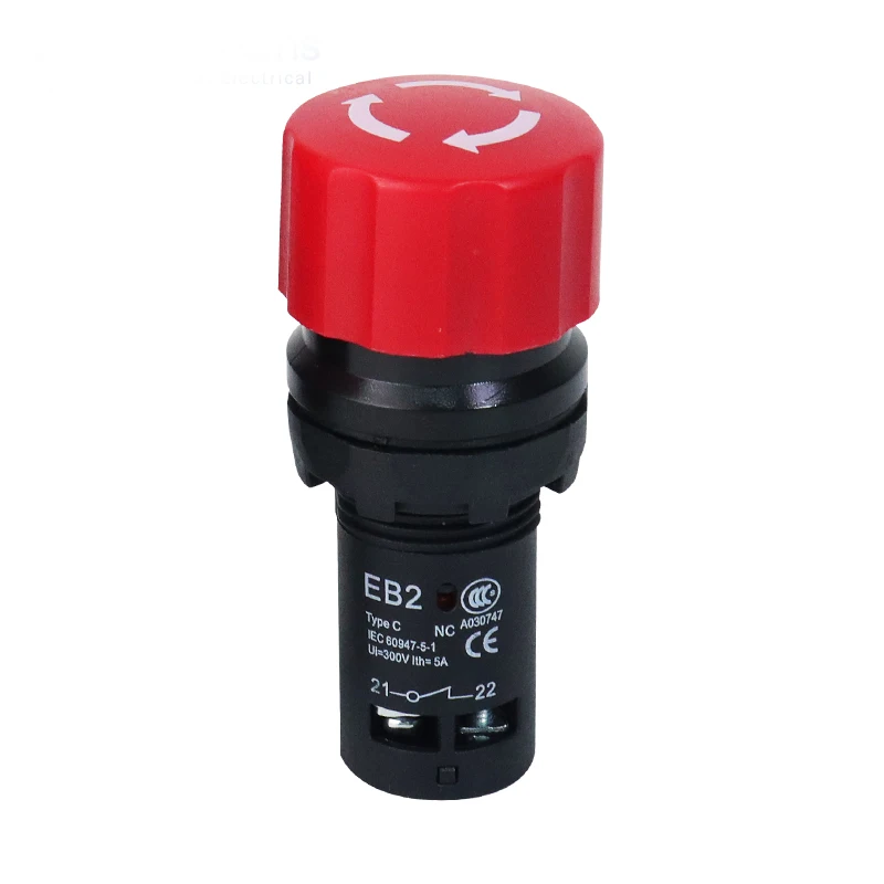 

Кнопка аварийной остановки VaneAims EB2 красная