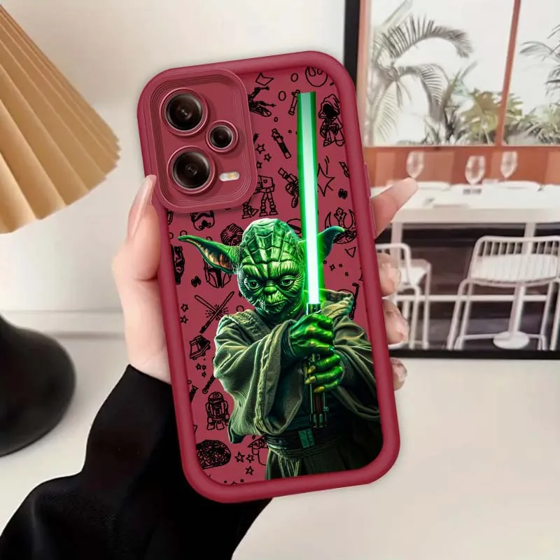 S-Star W-Wars Популярный крутой чехол для Xiaomi Redmi Note 14 13 13R 12 12R 11 11E 11T 11S Pro Plus 4G 5G Eye Ladder