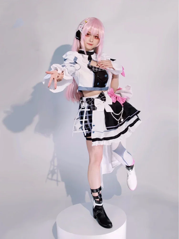 Mori Calliope Косплей Костюм Vtuber Hololive4th Аниме Женский Модный Наряд Одежда Для Ролевых