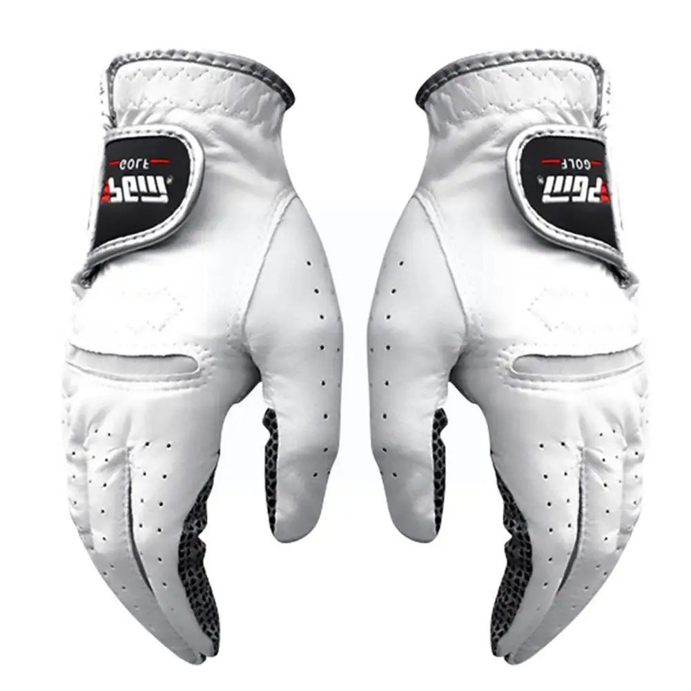 

1pcs Golf Gloves For Men White Gloves Male Sheepskin Slip-resistant Golf Gloves Men Leather Brand Name Left Right Hand Q8u2