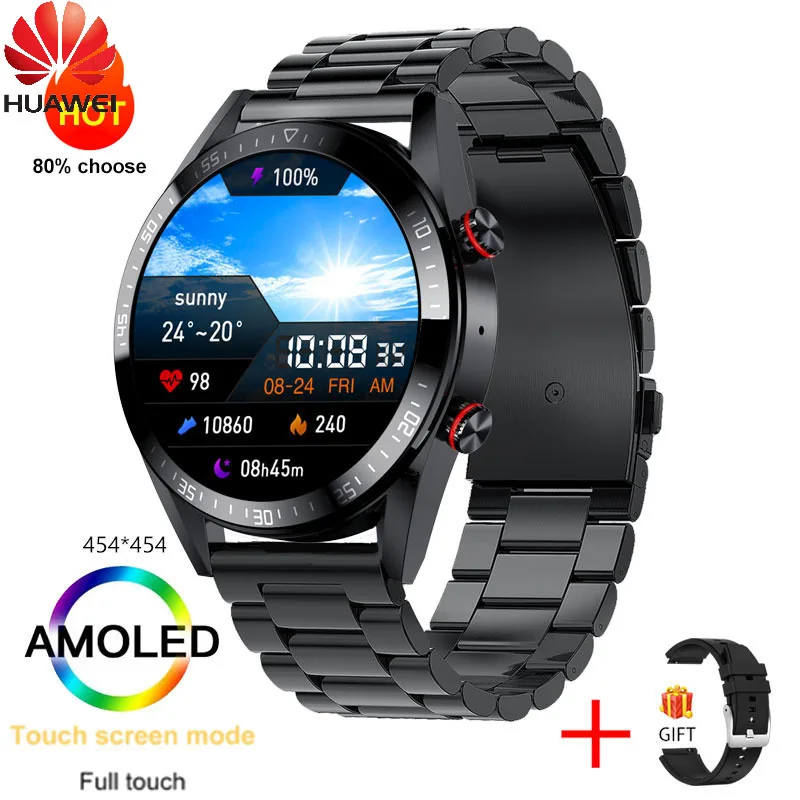 

Мужские смарт-часы Huawei с дисплеем 454*454, с поддержкой Bluetooth