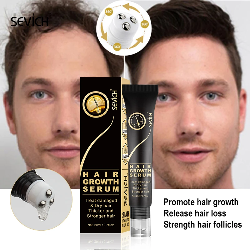 

Sevich Hair Growth Oil 20ml Anti Hair Loss Care Scalp Thickener Essence Massage Roller Treatment Ginger Fast Grow Hair Products