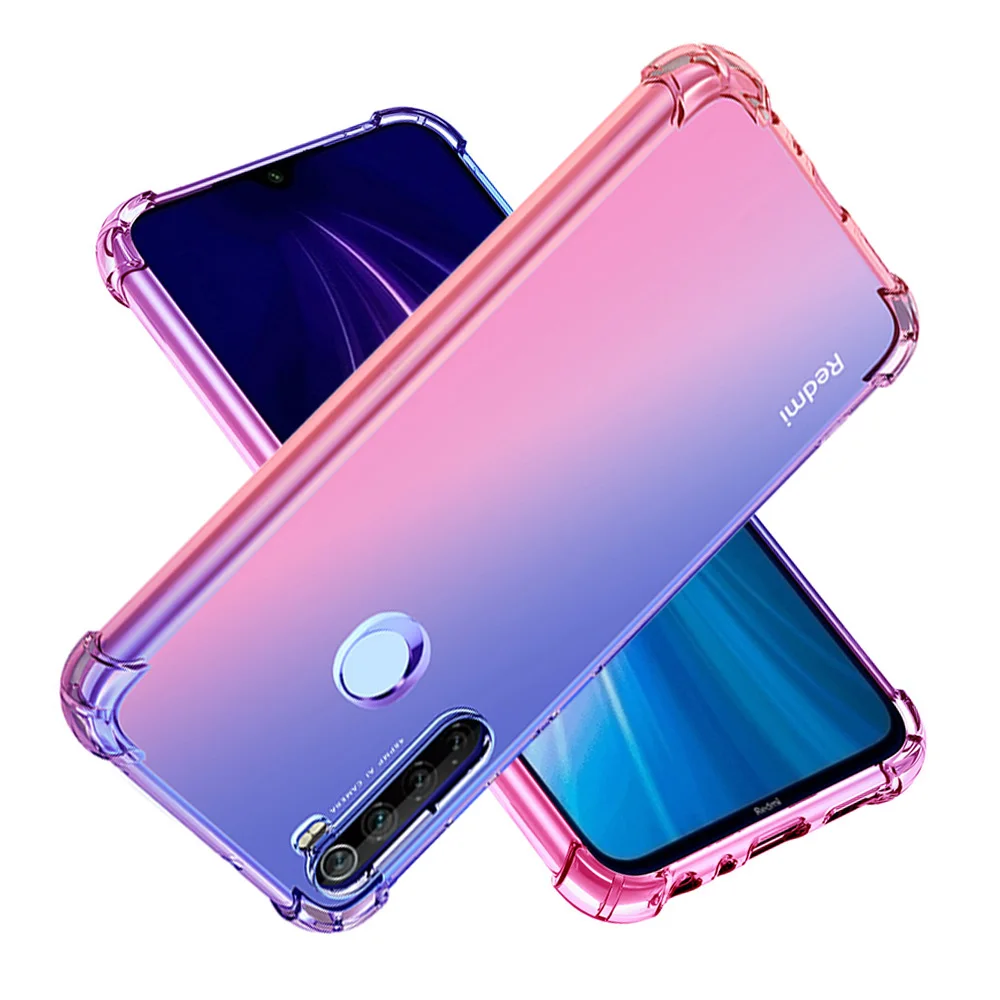 Чехол для Redmi Note 8 Pro противоударный тонкий ультратонкий гибкий мягкий