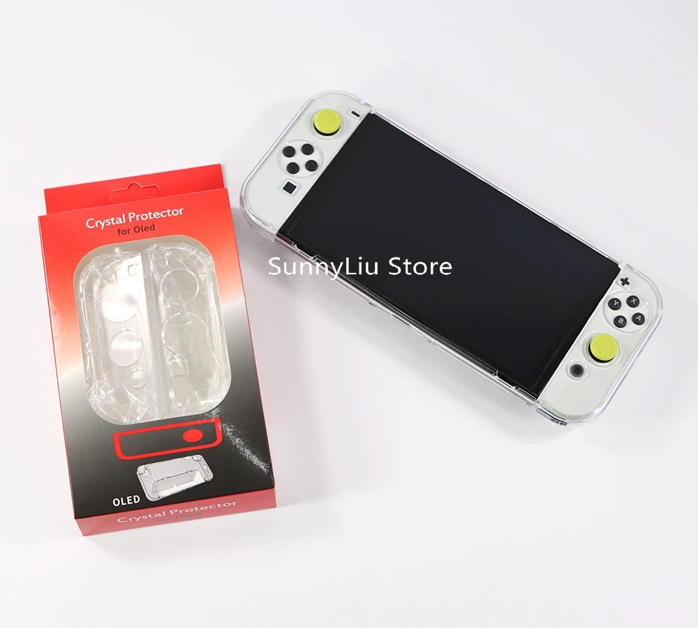 Прозрачный прозрачный защитный чехол для консоли Nintendo Switch NS oled | Электроника