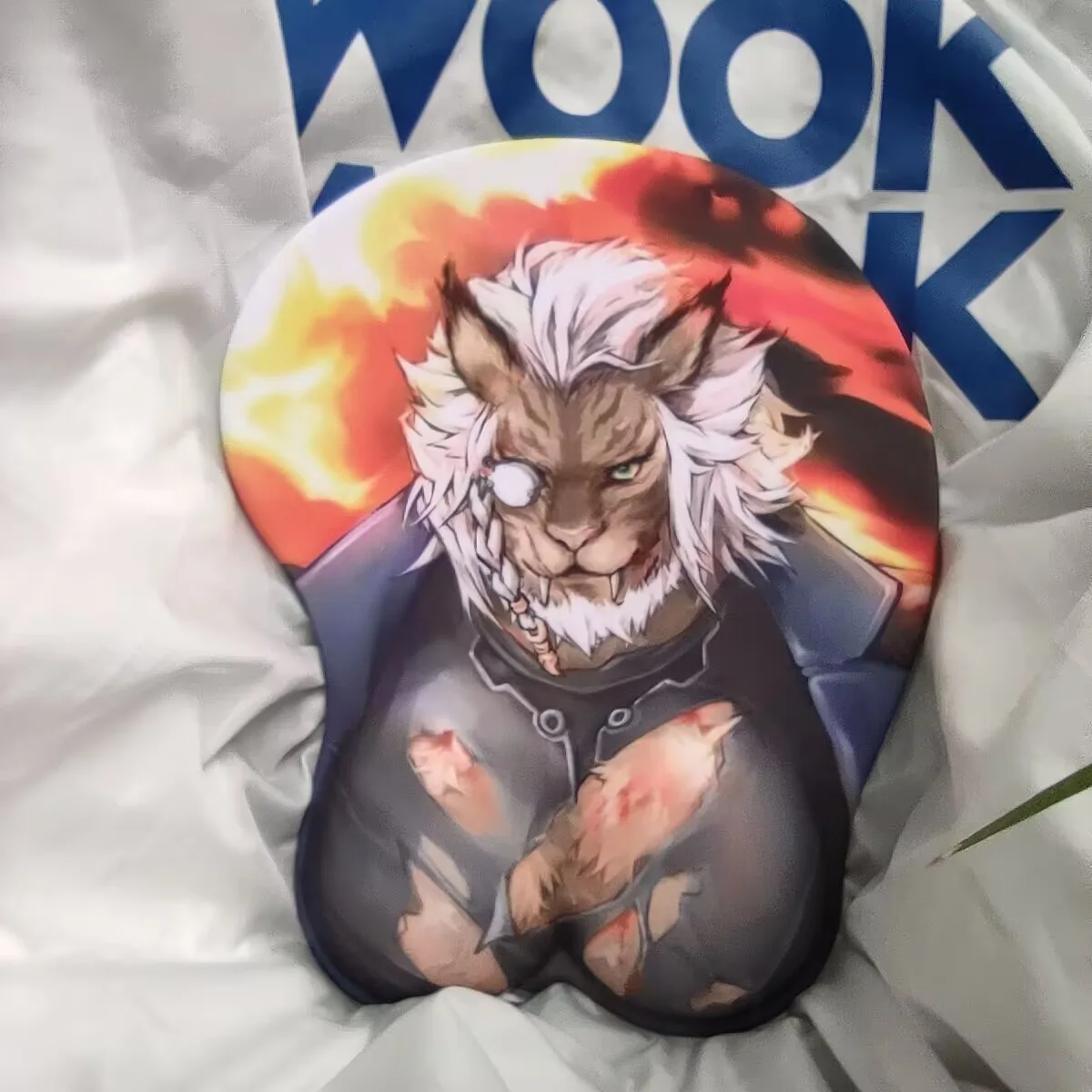 

Anime Final Fantasy XIV FF14 Radovan Slanasch 3D Soft Chest Mouse Pad Japan Desk Gaming Mat Wrist Rest Otaku Xmas Gifts Cosplay