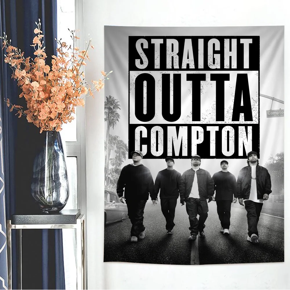 NWA Straight Outta Compton Подвесной богемный гобелен Богемные настенные гобелены Мандала